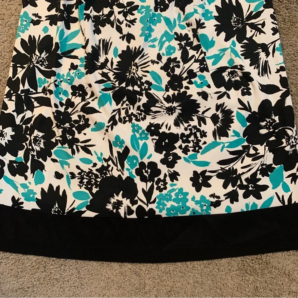 Jessica Howard Sleeveless Floral Print Dress 18W - Picture 4 of 7